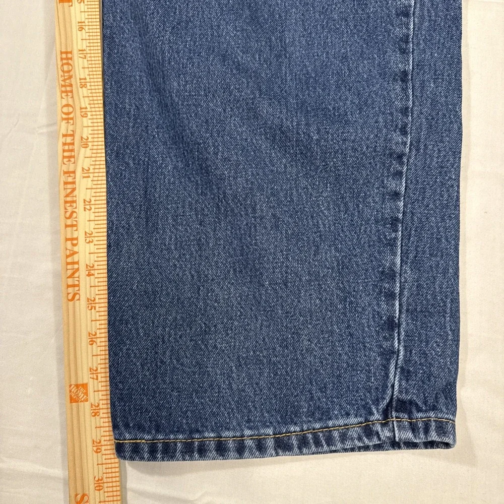 JEANS TAPERED LEVIS 550 MENS 48X30 RELAXED TAPERED 100% COTTON DENIM DUNGAREE